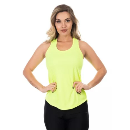 Regata Feminina Dry Fit Lisa Básica Proteção Solar UV Térmica Camiseta Treino Academia Ciclismo