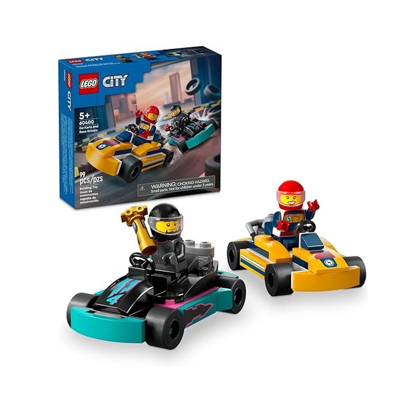 Lego City Karts e Pilotos de Corrida - 60400 - Mom & Baby