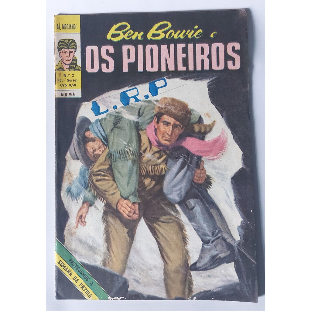 Ben Bowie E Os Pioneiros 6ª Série - N° 2 Editora Ebal - revista em quadrinhos