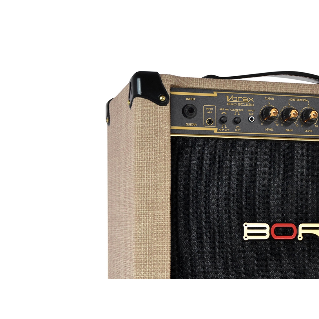 Detalhes do Amplificador Para Guitarra 8 Pol Vorax 840 Palha Borne