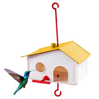 Casinha para Beija-flor Colorida Plástica com Gancho e Poleiro em Oferta na Shopee