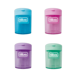 APONTADOR 2 FUROS TILIBRA CORES SORTIDAS em Oferta na Shopee