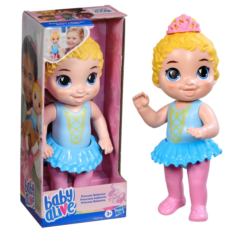 Boneca Baby Alive Princesa Bailarina Loira - Hasbro F9122 em Oferta na Shopee