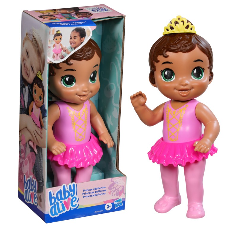 Boneca Baby Alive Princesa Bailarina Morena - Hasbro F9123 em Oferta na Shopee
