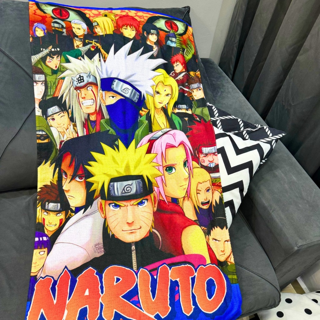 Toalha Infantil Banho Praia Algodão Grande Personagem Naruto