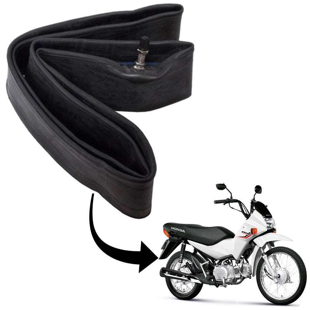 Camara De Ar Dianteira / Traseira Aro 17 Mg17 60/100-17 - 275-17 Moto Biz/ Pop/ Crypton / Dream