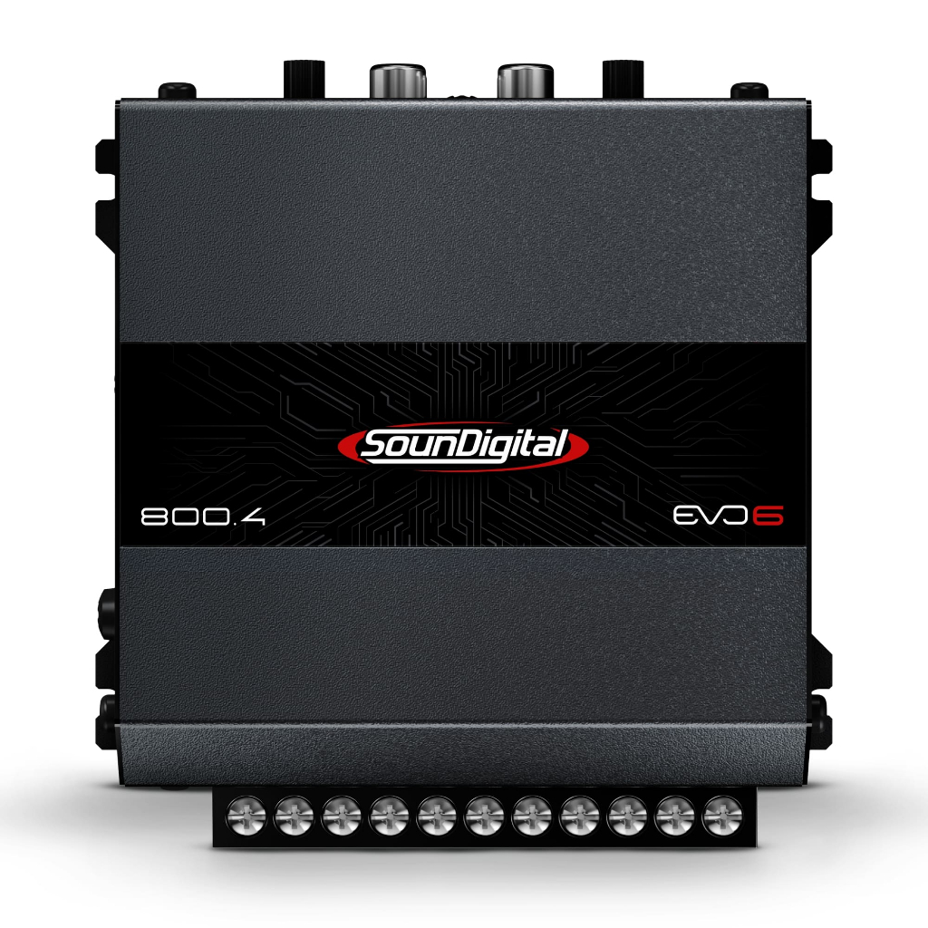 Módulo Amplificador Soundigital SD800.4 EVO 6 800W RMS 4 Canais Bridge 4 Ohms SD