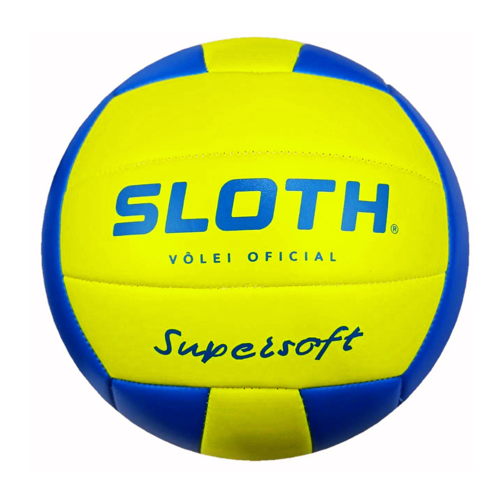 Bola de Volei Oficial Sloth Macia Pu Costurada Quadra Praia SuperSoft em Oferta na Shopee