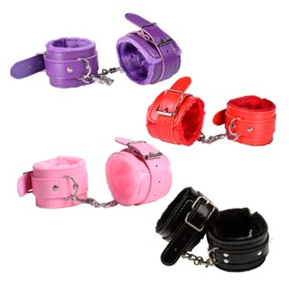 Algemas com Correntes Peludo FETICHE BDSM Sexy Sex Shop Fantasia Algema AGM-01