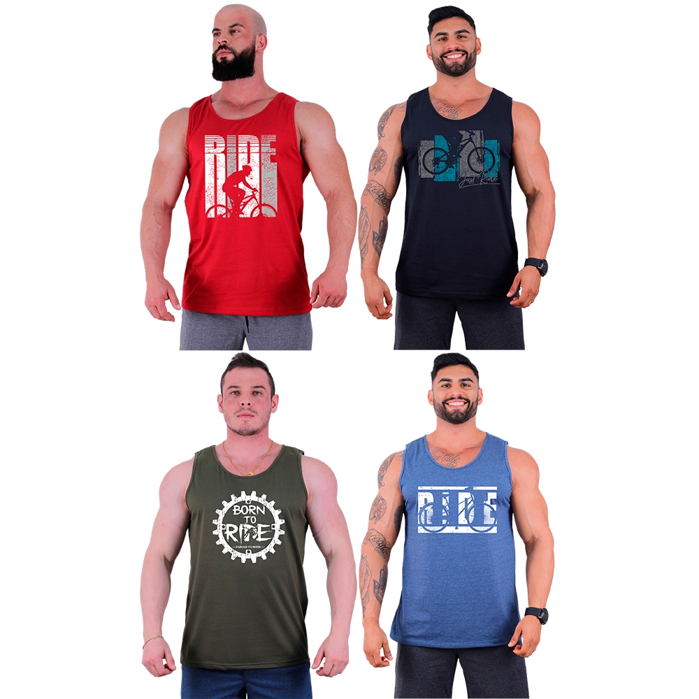 Kit 4 Regata Clássica MXD Conceito MTB Mountainbike Ar Livre Sport