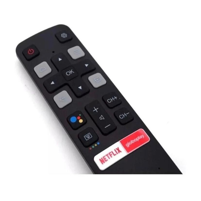 Controle Remoto Tcl Tv Smart Rc802v 55p8m Netflix Globo Play com pilhas inclusas