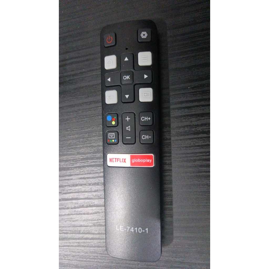 Controle Remoto Tcl Tv Smart Rc802v 55p8m Netflix Globo Play com pilhas inclusas — imagem 2 de 2