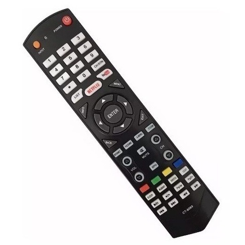 CONTROLE REMOTO TV SEMP TOSHIBA LED SMART NETFLIX YOUTUBE INCLUI PILHAS LX-240