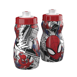 Garrafa Homem Aranha de Plástico com Tampa Rosca 300 ml em Oferta na Shopee
