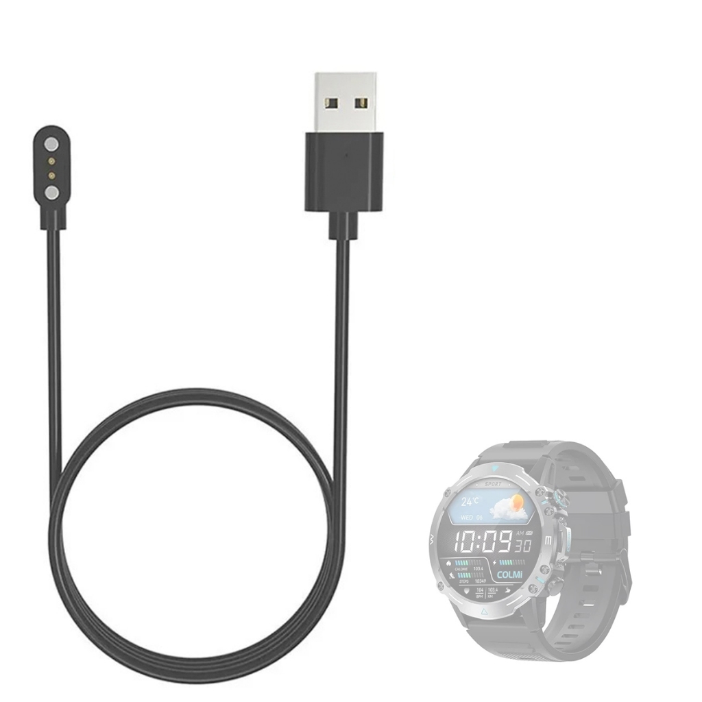 Carregador Usb Compatível Com Colmi M42 Redondo magnetico Magnético