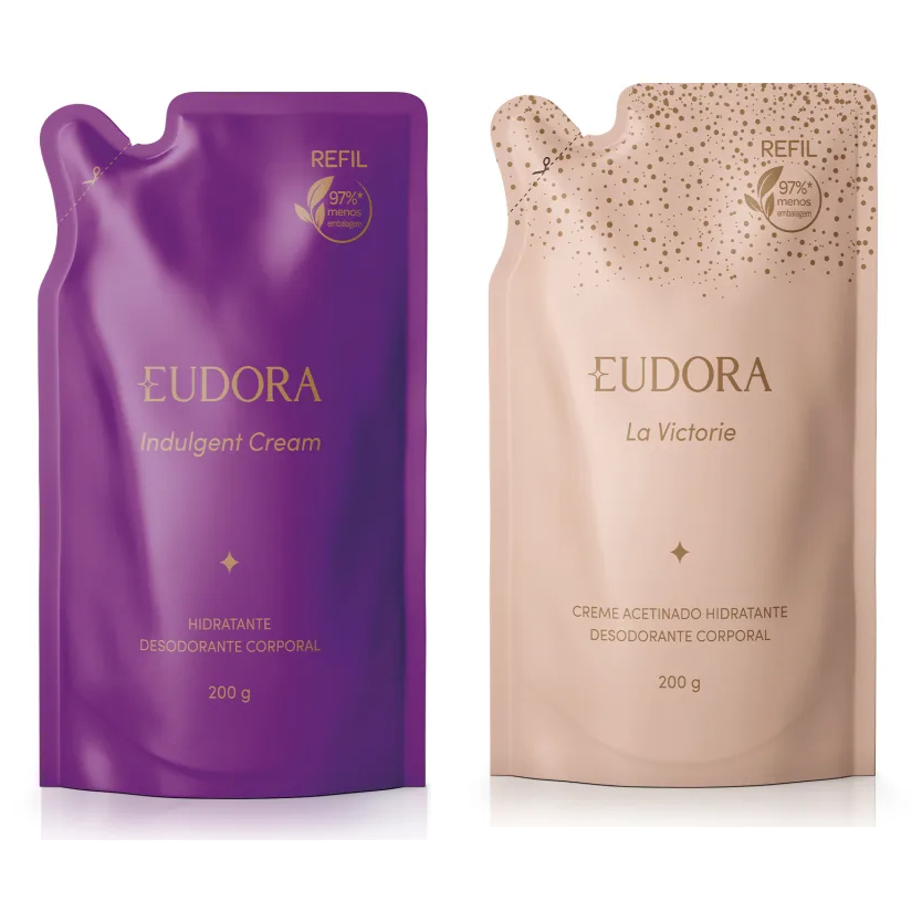 Refil Creme Hidratante La Victorie e Indulgent Eudora 200g