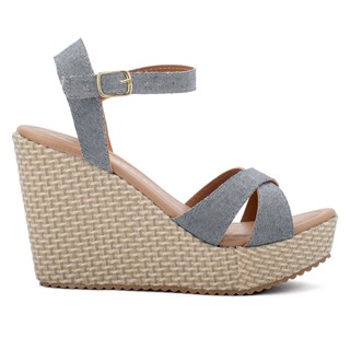 Anabela Sandália FEMININA Modelo 2024 Casual PROMOÇÃO SALTO ALTO CONFORTAVEL ORIGINAL!