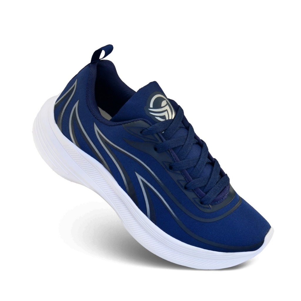 Tenis Masculino UNISSEX Escolar Academia Original FREEDOM Corrida Caminhada Lançamento PRATA