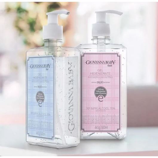 Giovanna Baby Álcool Gel 70% Perfumado 500ml ou 60ml em Oferta na Shopee