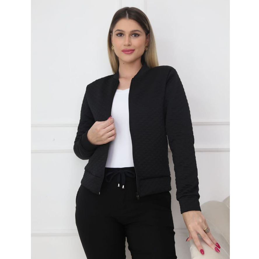 Jaqueta Blusa Bomber Feminina Metelasse De frio Moda Inverno