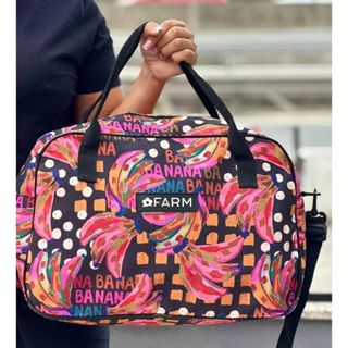 Bolsa Unissex Mala de mão Farm estampada colorida verão