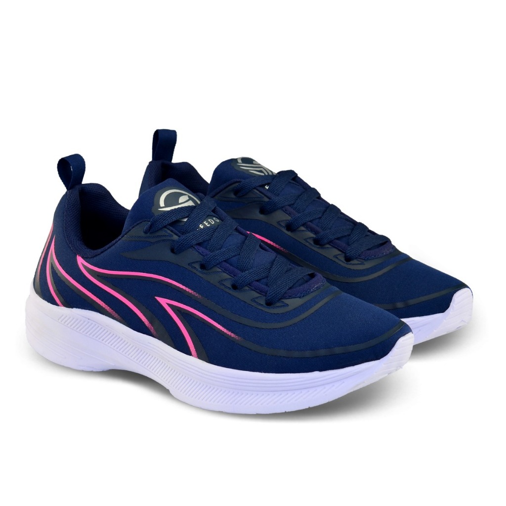 Tenis Feminino E Escolar Academia Original FREEDOM Corrida Caminhada Lançamento PINK