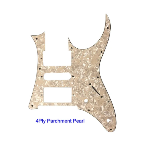 Escudo Para Guitarra Ibanez RG HSH Branco Envelhecido Perolado 4 ply