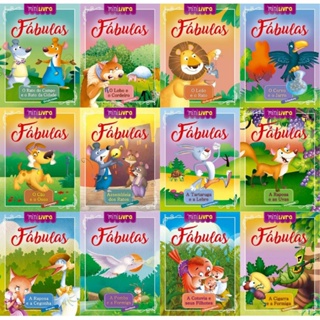 kit Livros Fábulas Encantadas - 12 Livros em Oferta na Shopee