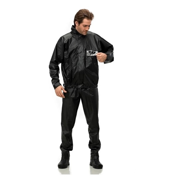 Conjunto Capa De Chuva 100% Impermeável Pantaneiro Luxo Motoqueiro Motoboy 2900
