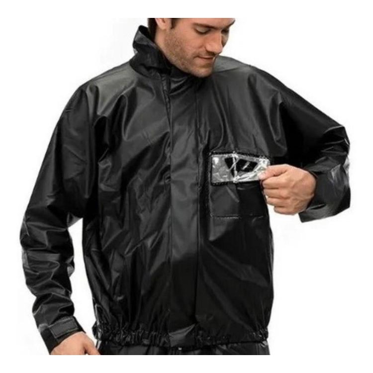 JAQUETA de chuva  100% impermeável PVC ORIGINAL PANTANEIRO para motoqueiros Motoboy