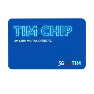 Chip Tim Pré 5g+4g Ativa No Ddd Que Estiver 11 Ao 99