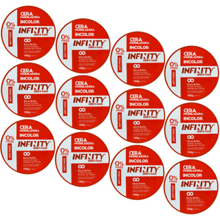 Cera Modeladora Incolor 160g Atacado Kit 12 Unidades INFINITY em Oferta na Shopee