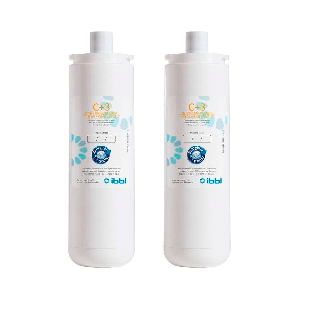 Kit com 2 Filtro Refil IBBL C+3 Original - Fr600, Immaginare E Outros