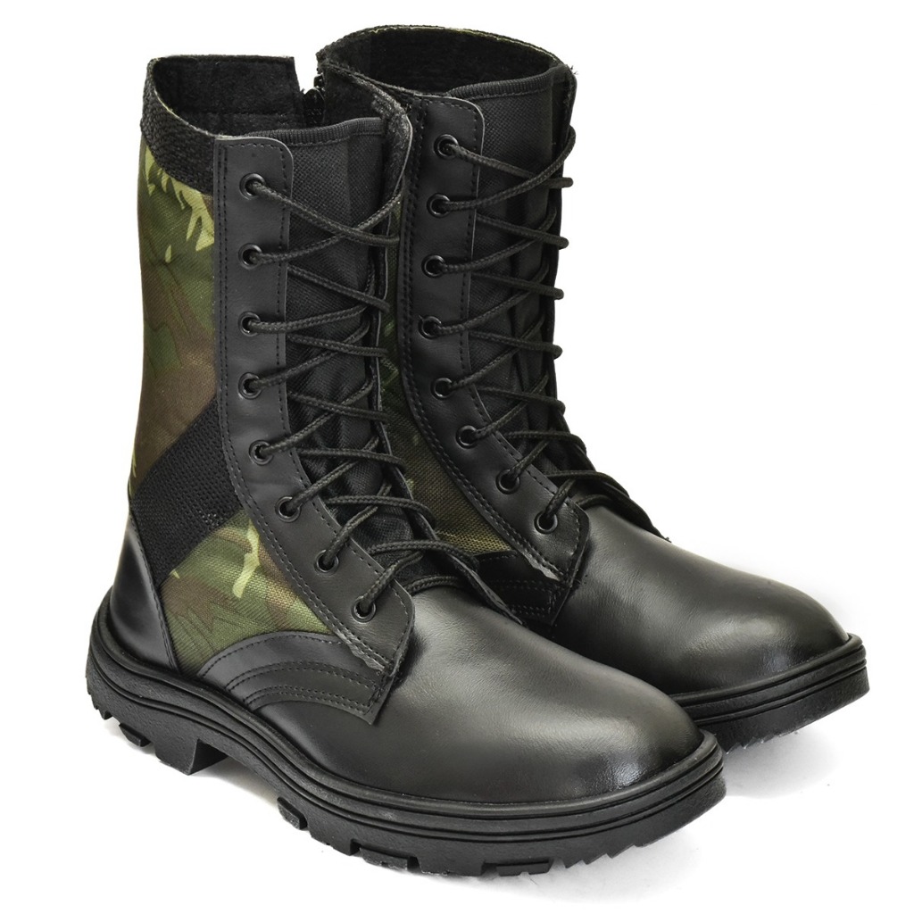 Bota Masculina Oferta Imperdivel Tratorada Camuflada
