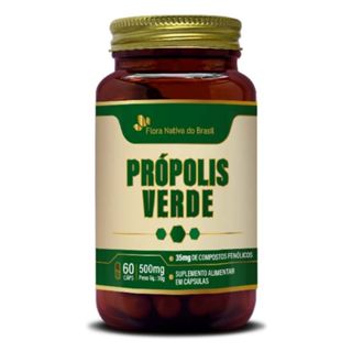 Própolis Verde 500mg 60 Cápsulas - Flora Nativa
