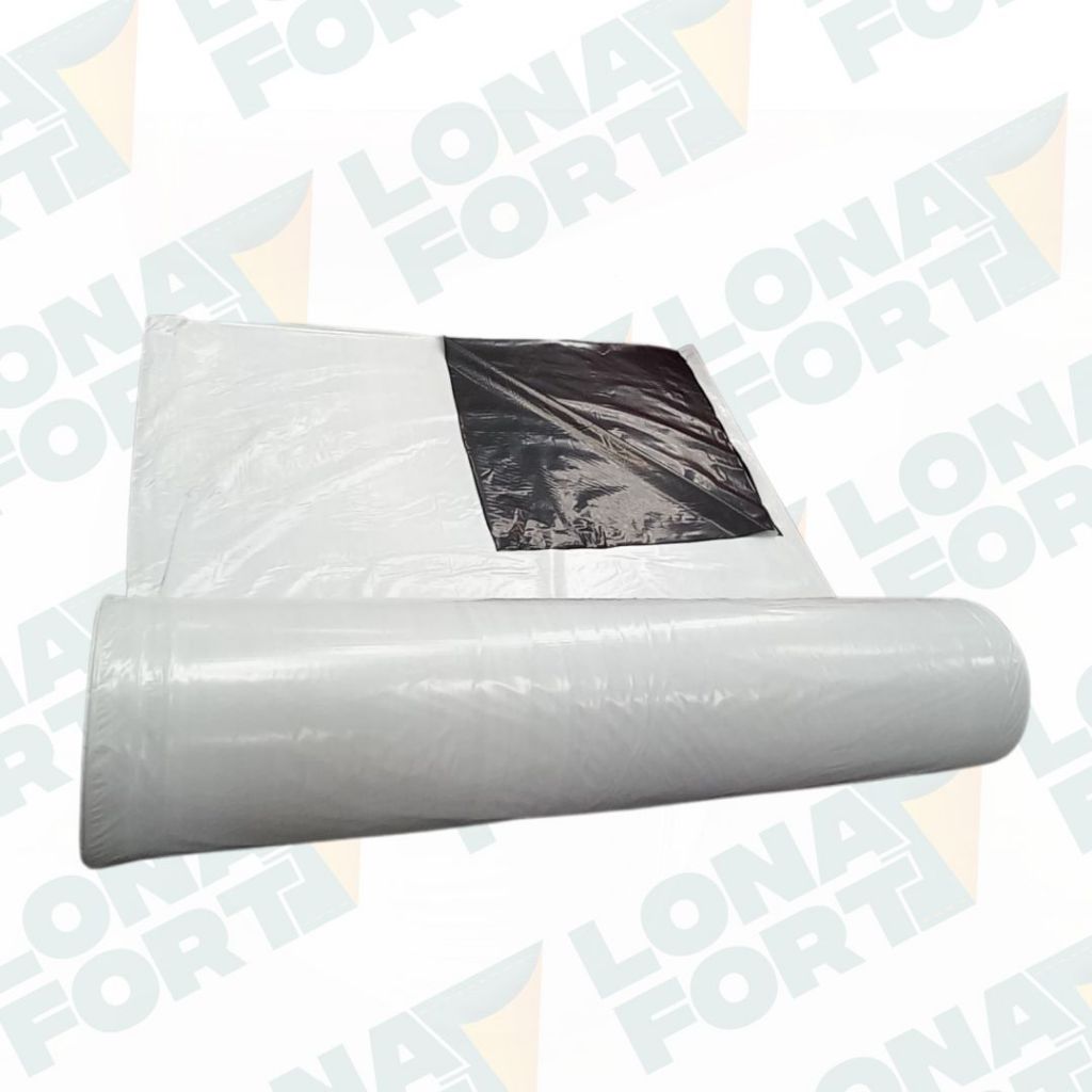 Lona Dupla Face Preta E Branca 6x15 200 micras