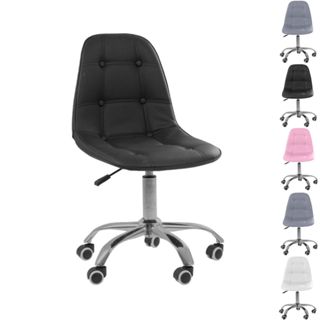 Cadeira Office Eiffel Botonê Ajustável Base Giratória
