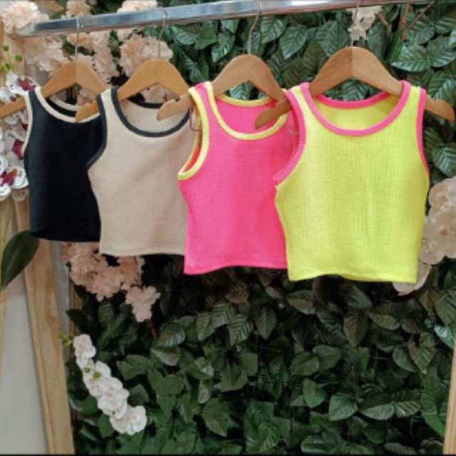 Cropped infantil Moda Blogueirinha Canelado blusa menina várias cores