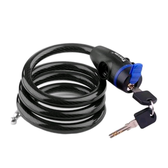 Trava Cadeado Cabo De Aço Carro Moto Estepe Bicicleta 12m em Oferta na Shopee