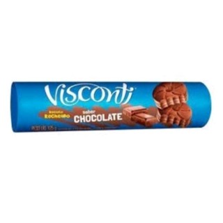Kit com 10 Biscoitos Recheado Visconti Chocolate 125g