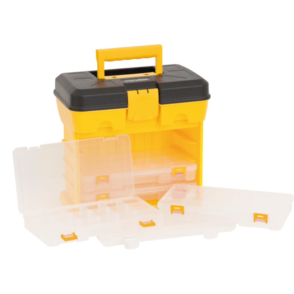 Organizador plástico, 27,5 cm x 17,5 cm x 26,0 cm, OPV 0600, VONDER
