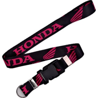 1- Chaveiro Honda Cycles Moto Cordão PRETO/PINK em Oferta na Shopee