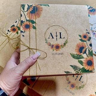 Caixinha Personalizada Casamento MDF Floral Girassol Tamanhos Variados em Oferta na Shopee