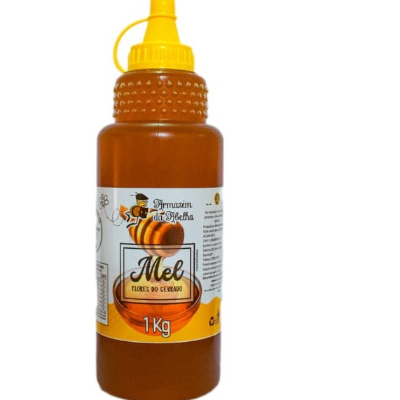 Mel de Abelhas Puro - 1 Kg - Silvestre de Flores do cerrado em Oferta na Shopee
