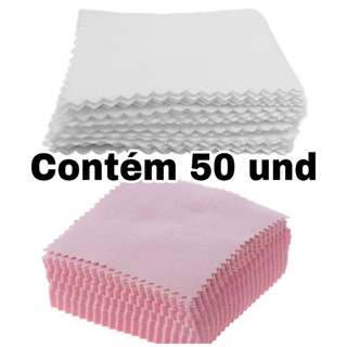 Flanela Mágica Limpa Pratas Polimento Semi Jóias 50 Unidades em Oferta na Shopee