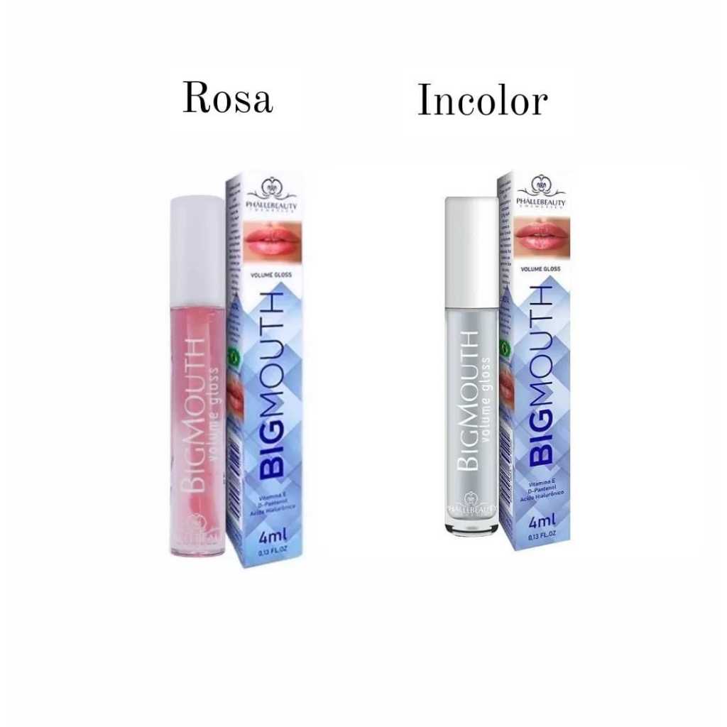 Gloss Labial Volume BigMouth Rosa PhálleBeauty