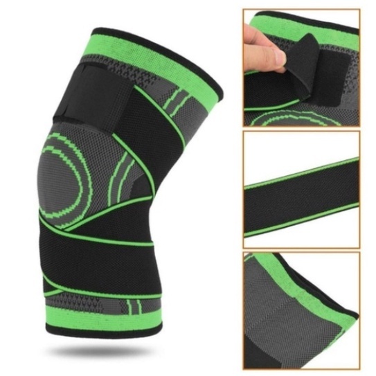 Joelheira Compressão Esportiva Meia Ortopédica Velcro