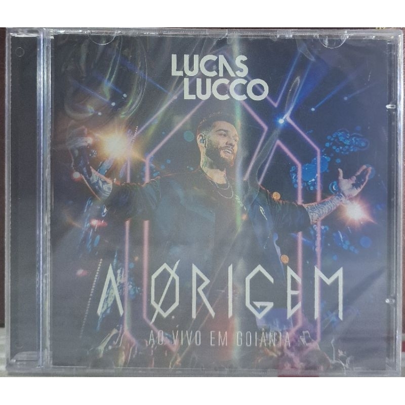 CD  - Lucas  Lucco- A origem  ao vivo  em Goiânia, original novo lacrado.