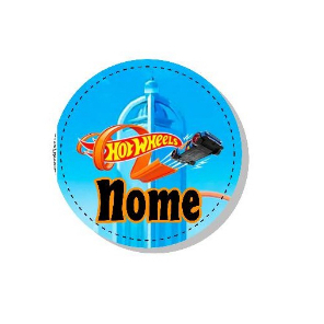 Adesivos tema Hotwells personalizados para lembrancinhas de festa infantil menino