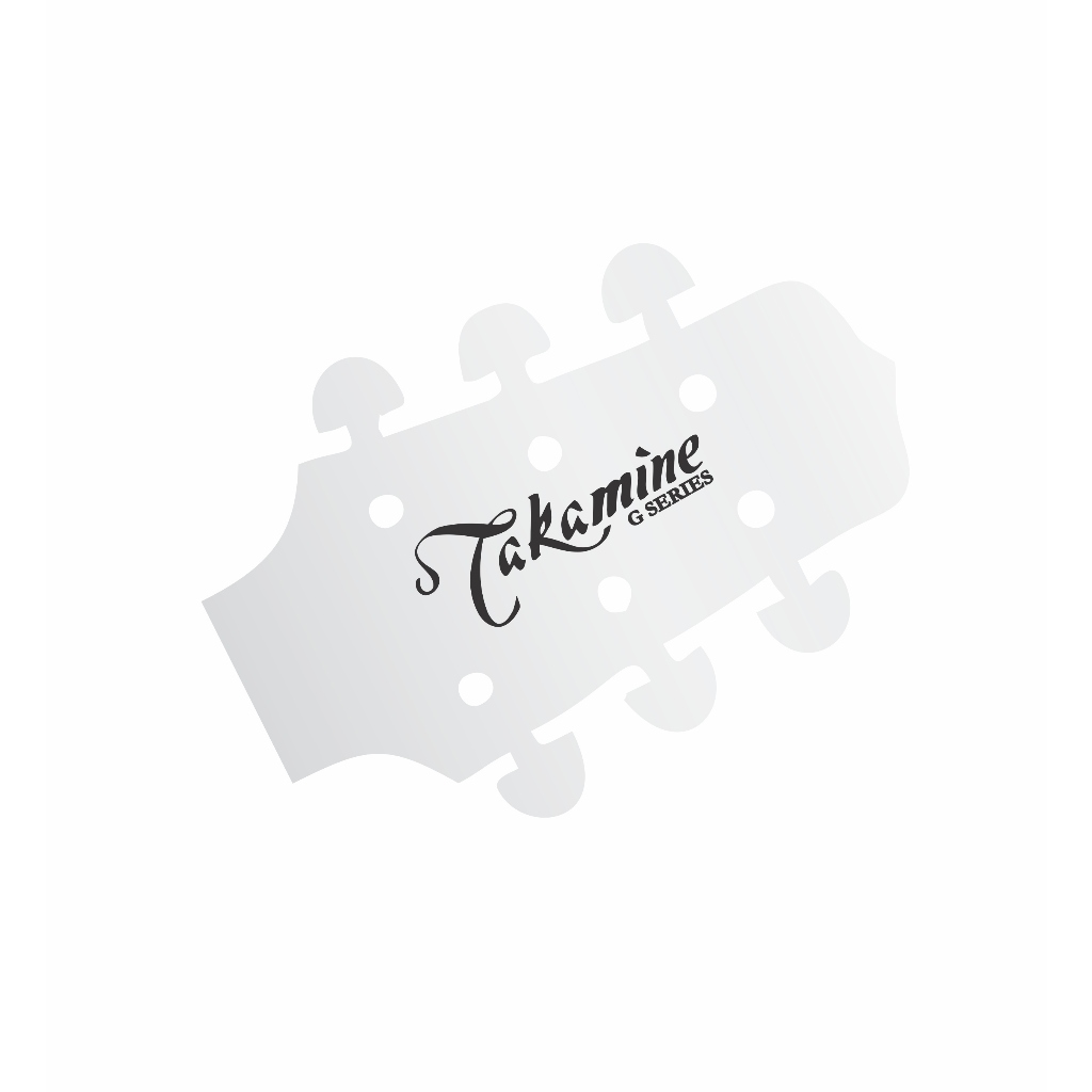 Decal Takamine G Series 7,5cm Headstock Violão Adesivo Vinil